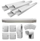 Pioneer Decorative PVC Line Cover Kit for Mini Split Air Conditioners & Heat Pumps