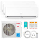 TURBRO Greenland 27,000 BTU 3 Zone Mini Split AC with Heat Pump - R-454B