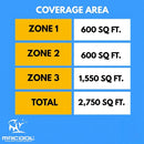 MRCOOL DIY 5th Gen Multi-Zone 3-Zone 55,000 BTU 22 SEER2 (12K + 12K + 36K) Ductless Mini-Split Air Conditioner and Heat Pump