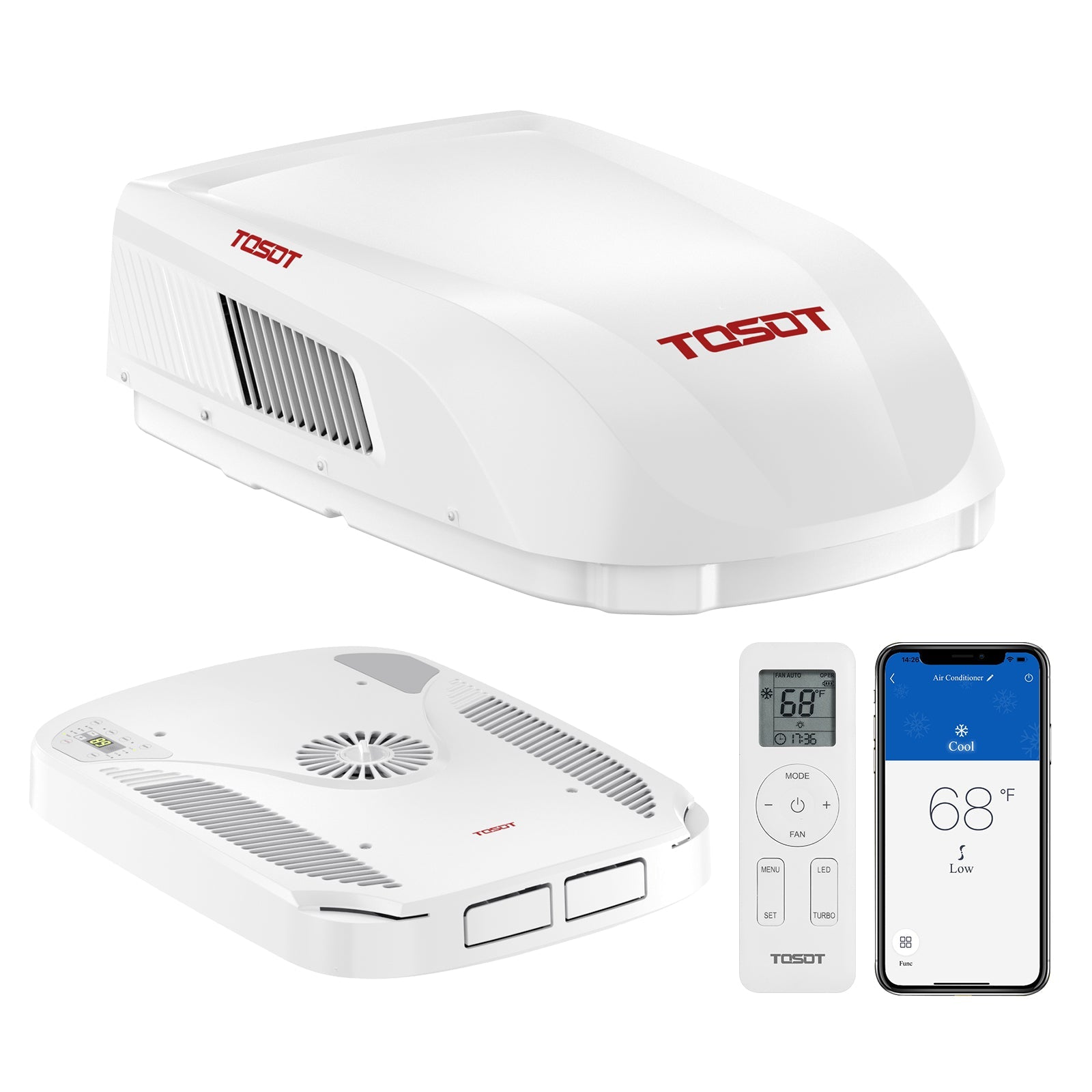 TOSOT 16,000 BTU RV Air Conditioner with Heat Pump