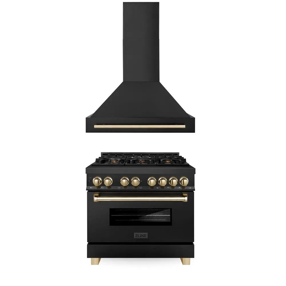 ZLINE 36-inch kitchen package 2AKP-RABRH36-G