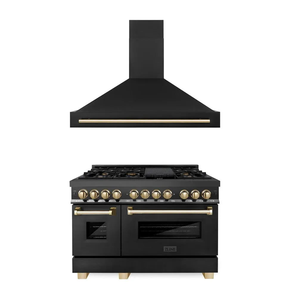 ZLINE 48-inch kitchen package 2AKP-RABRH48-G