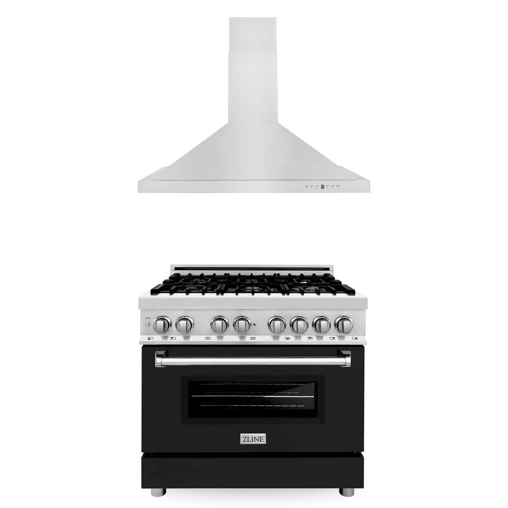 ZLINE 36-inch kitchen package 2KP-RABLMRH36