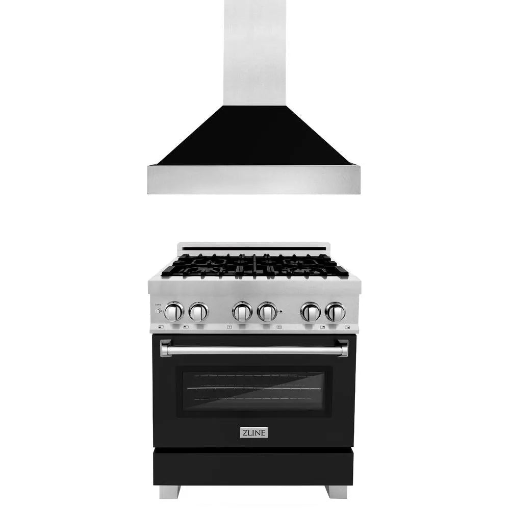 ZLINE 30-inch kitchen package 2KP-RASBLMRH30