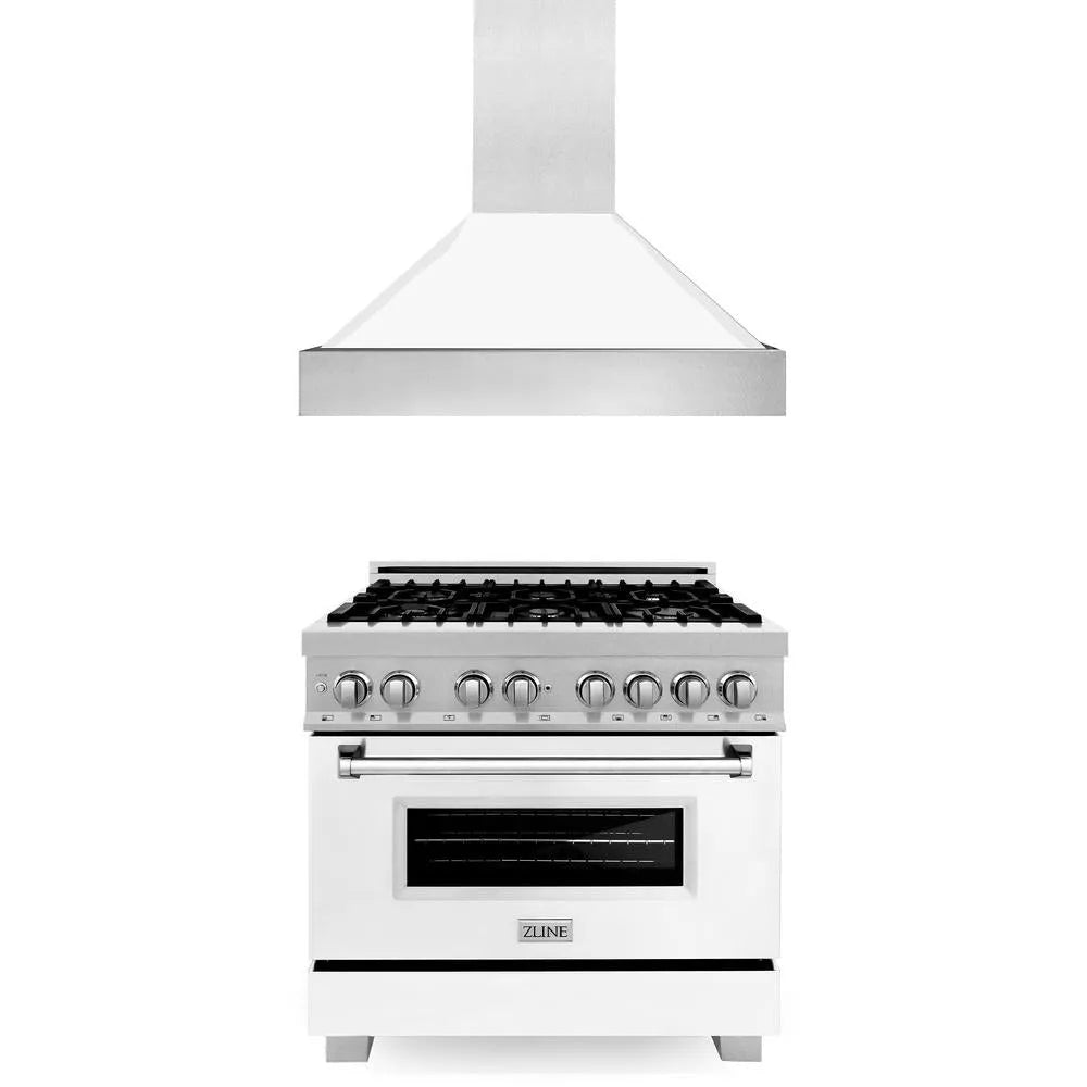 ZLINE 36-inch kitchen package 2KP-RASWMRH36