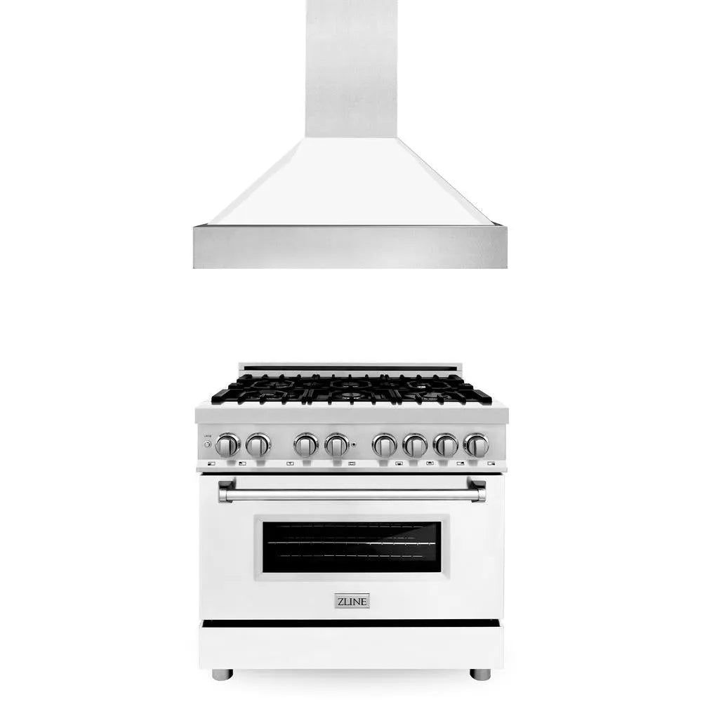 ZLINE 36-inch kitchen package 2KP-RAWMRH36