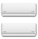 Pioneer Dual Split 27000 BTU 2.25-Ton Quantum Ultra Wi-Fi 24 SEER2 Energy-Star Multi (2) Zone Wall Mount Air Conditioner Heat Pump 230-Volt