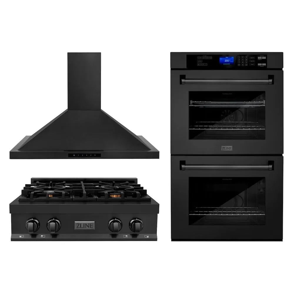 ZLINE 30-inch kitchen package 3KP-RTBRH30-AWD