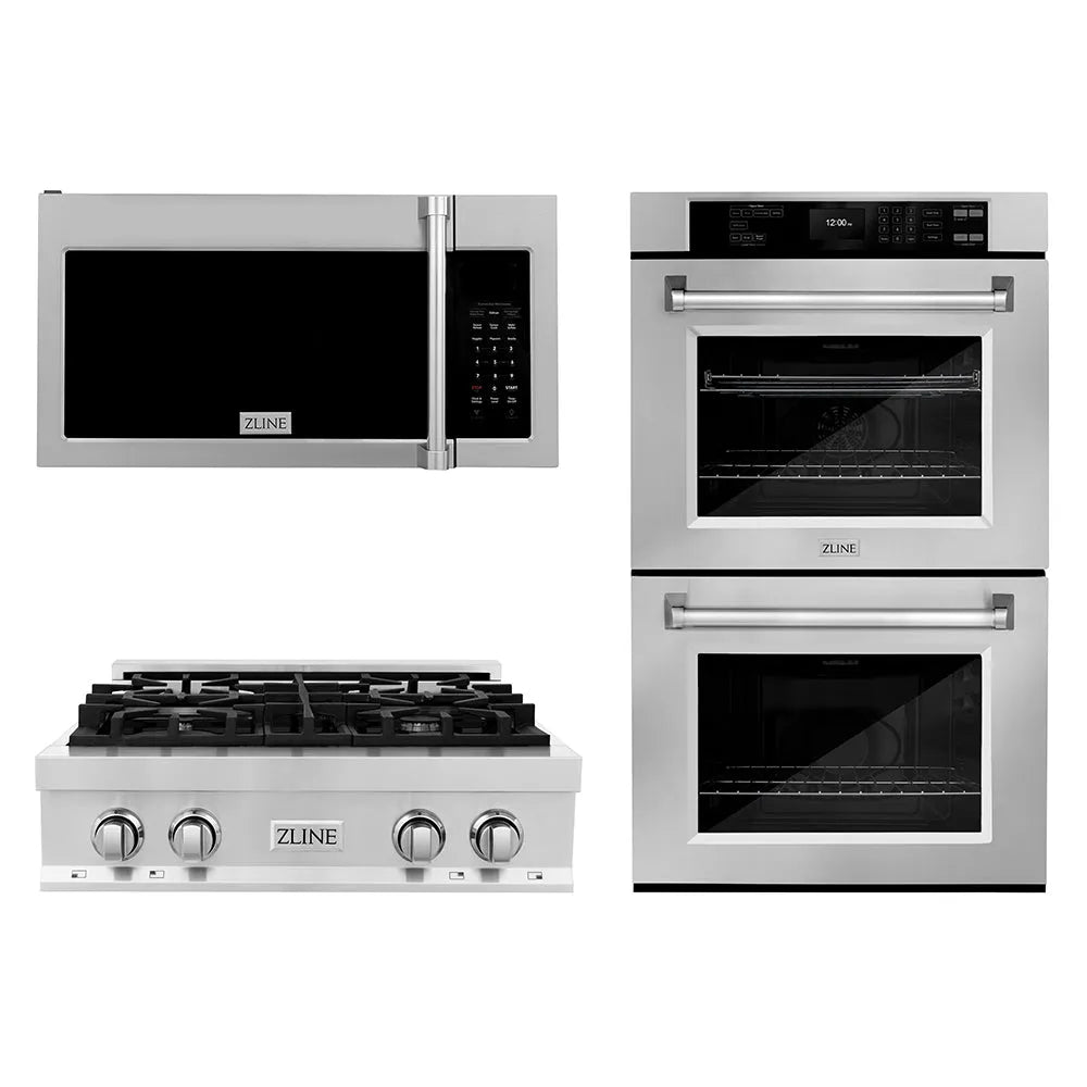 ZLINE 30-inch kitchen package 3KP-RTOTRH30-AWD
