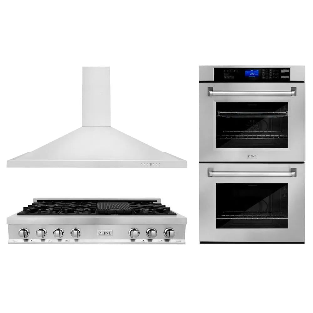 ZLINE 48-inch kitchen package 3KP-RTRH48-AWD