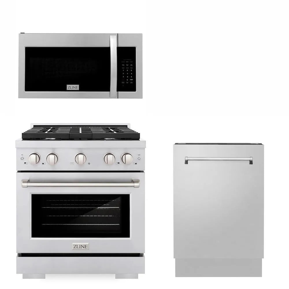 ZLINE 30-inch kitchen package 3KP-SGROTR30-DWV