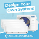 MRCOOL Design Your Own DIY 4 Zone Heat Pump System - R454B