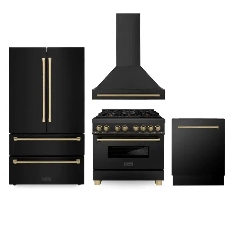 ZLINE 36-inch kitchen package 4AKPR-RABRHDWV36-CB