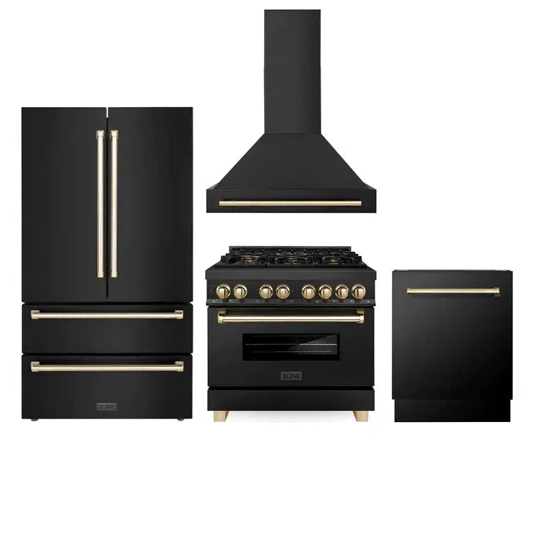 ZLINE 36-inch kitchen package 4AKPR-RABRHDWV36-G