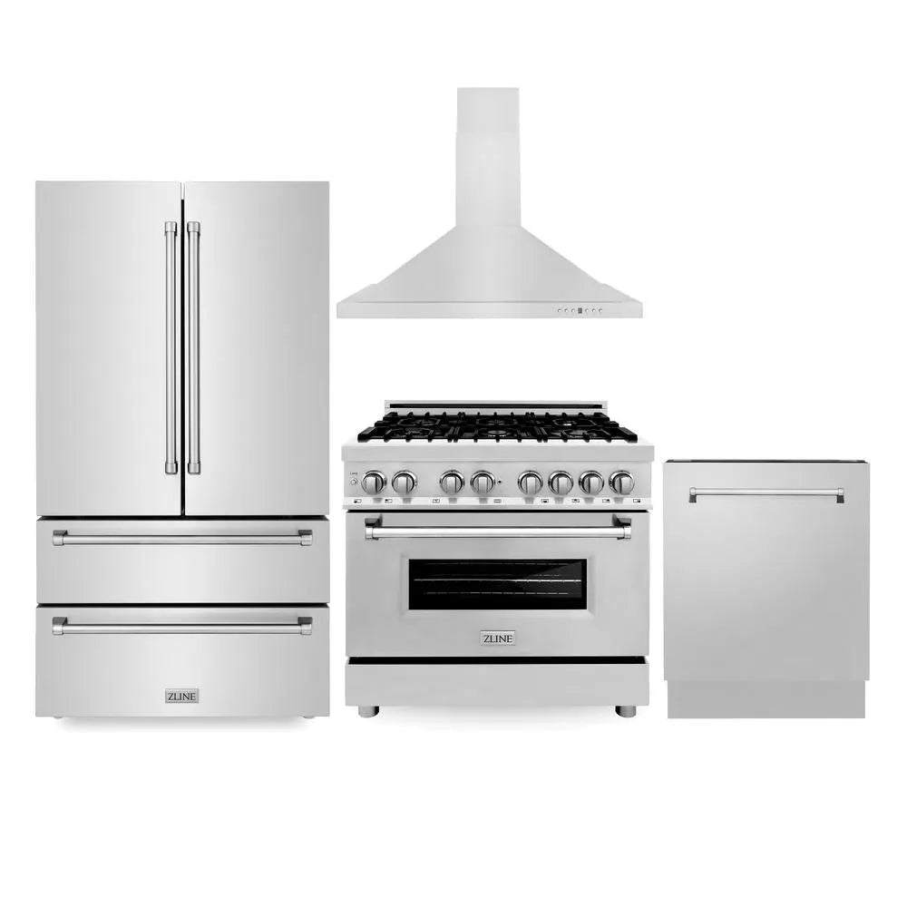 ZLINE 36-inch kitchen package 4KPR-RARH36-DWV