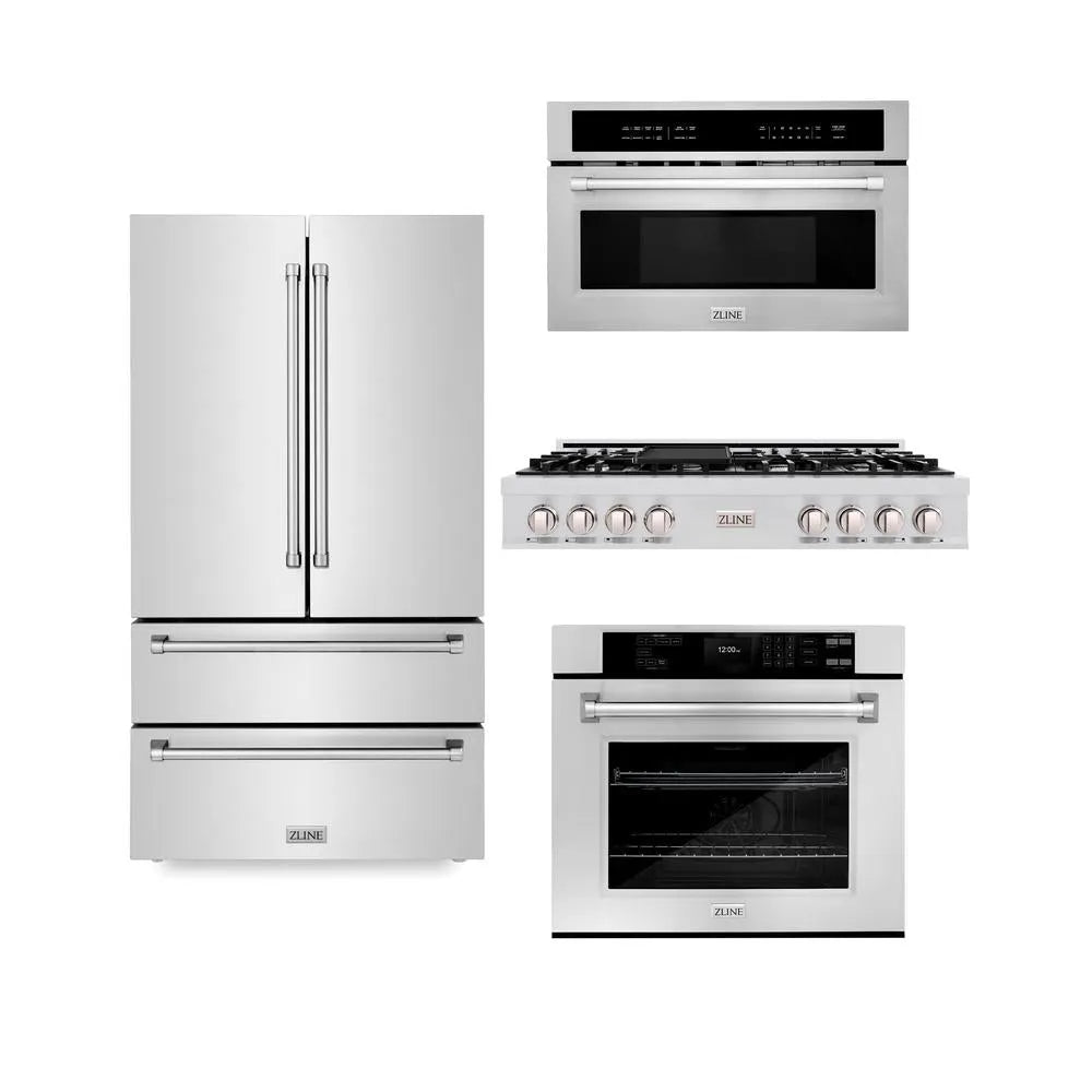 ZLINE 48-inch kitchen package 4KPR-RT48-MWAWS