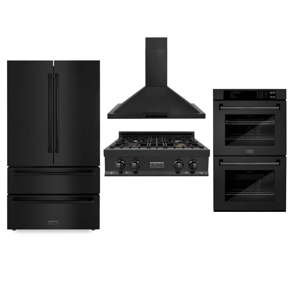 ZLINE 30-inch kitchen package 4KPR-RTBRH30-AWD