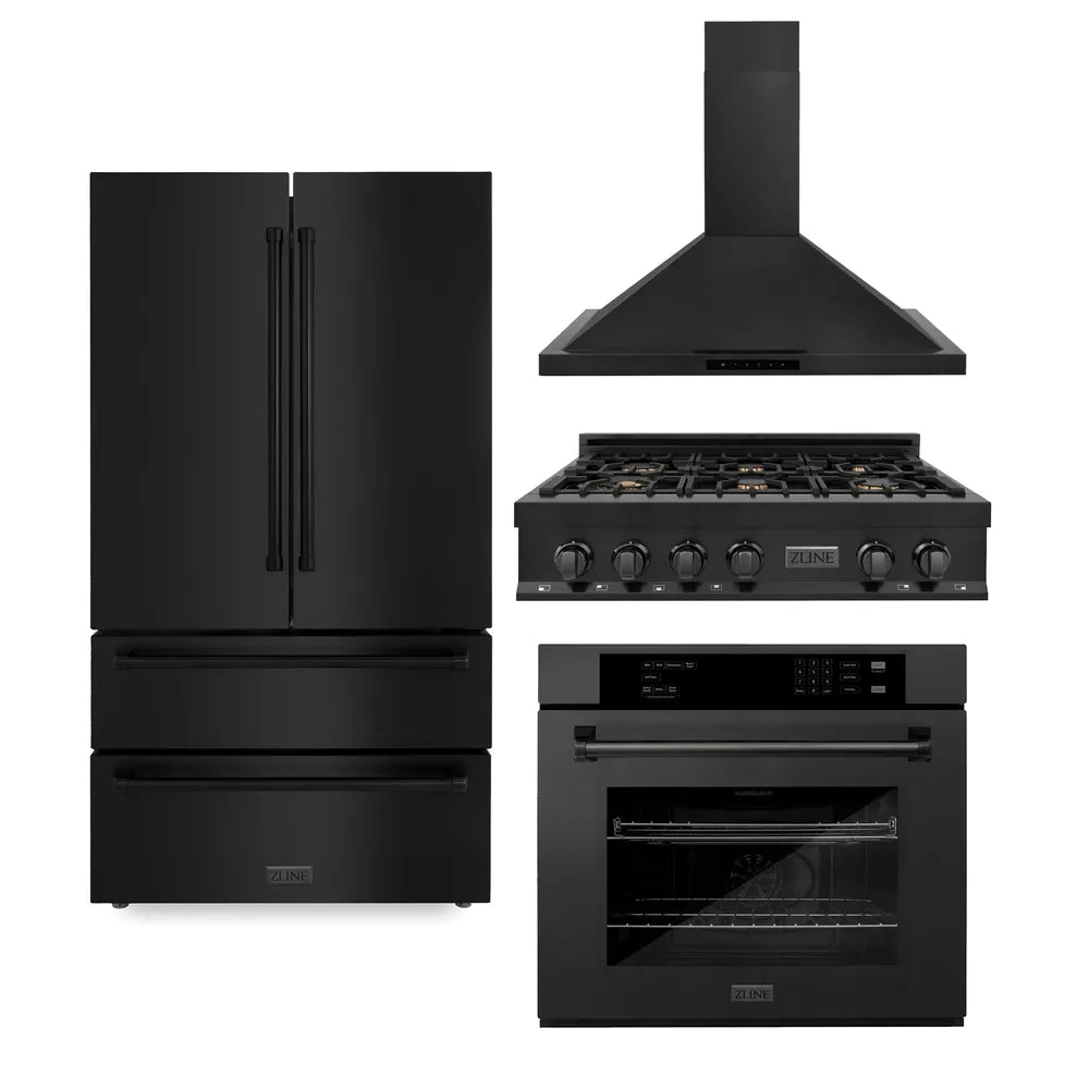 ZLINE 36-inch kitchen package 4KPR-RTBRH36-AWS