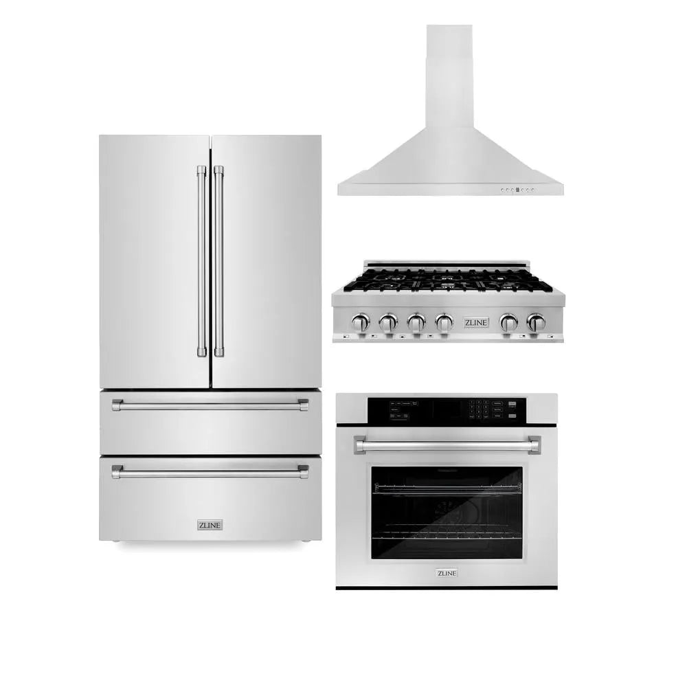 ZLINE 36-inch kitchen package 4KPR-RTRH36-AWS