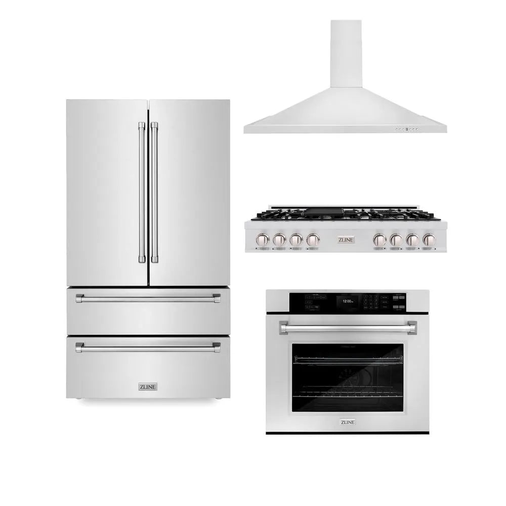 ZLINE 48-inch kitchen package 4KPR-RTRH48-AWS