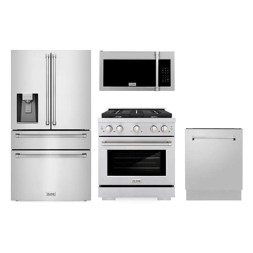 ZLINE 30-inch kitchen package 4KPRW-SGROTRH30-DWV
