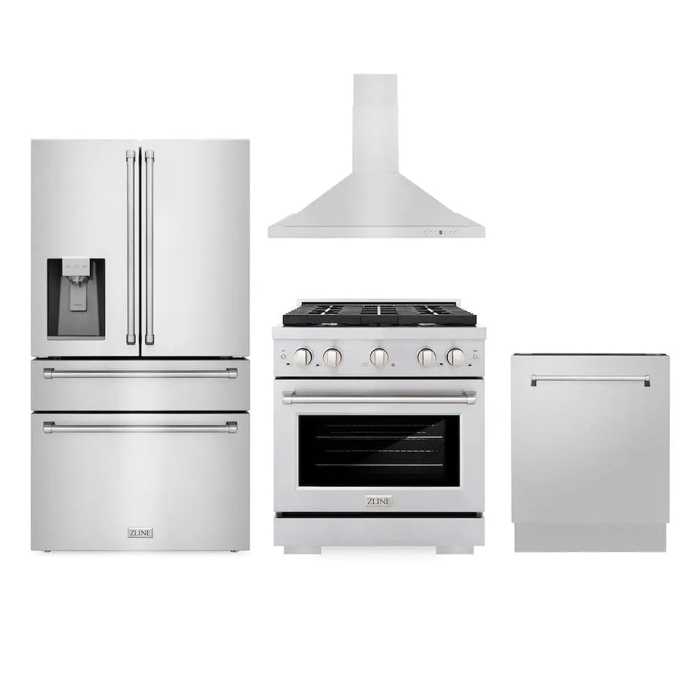 ZLINE 30-inch kitchen package 4KPRW-SGRRH30-DWV