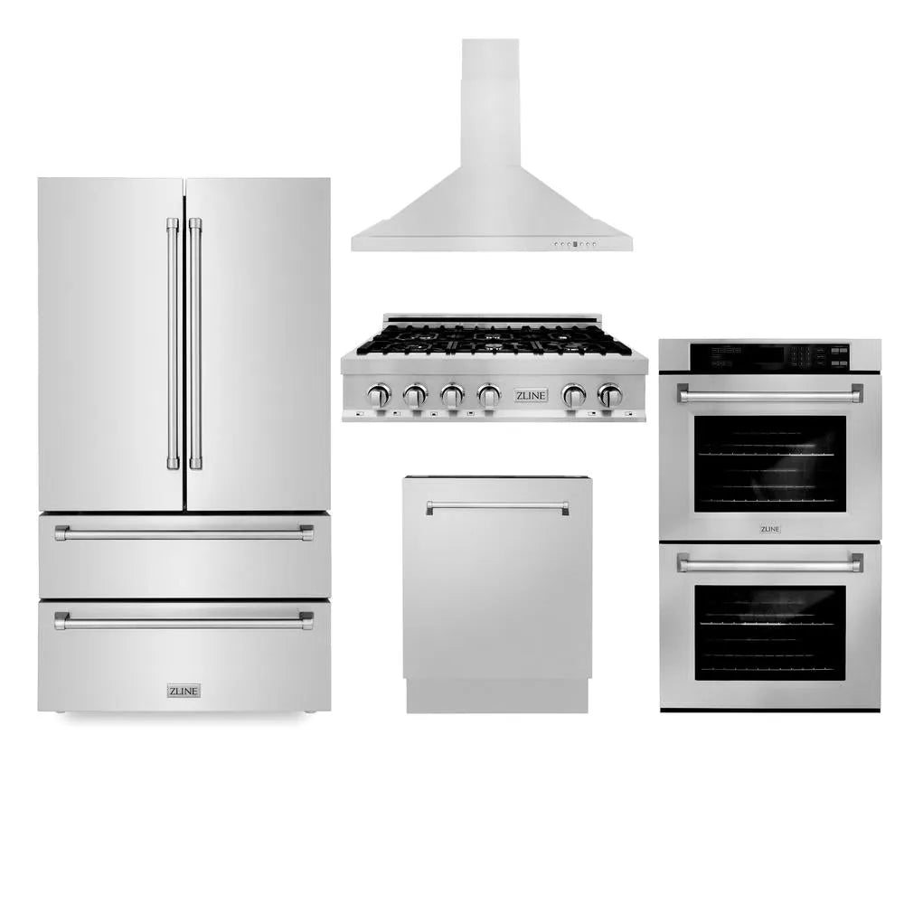 ZLINE 36-inch kitchen package 5KPR-RTRH36-AWDDWV