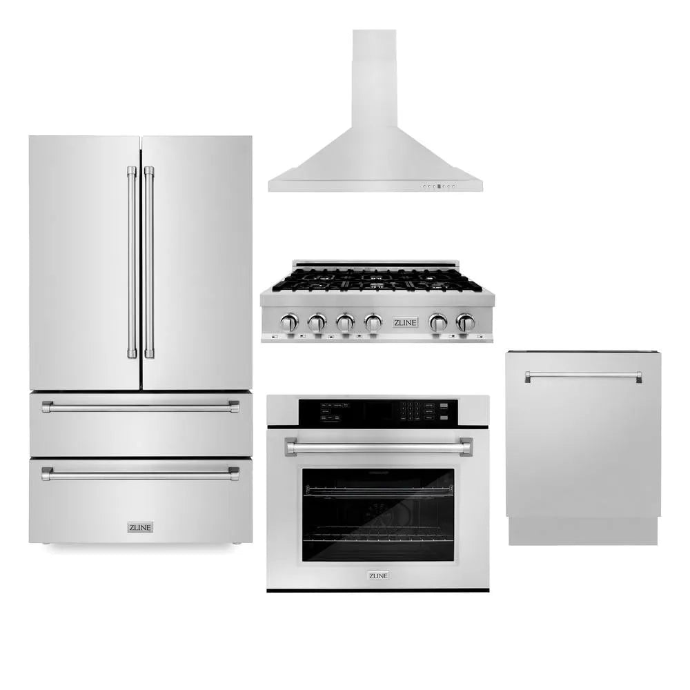 ZLINE 36-inch kitchen package 5KPR-RTRH36-AWSDWV