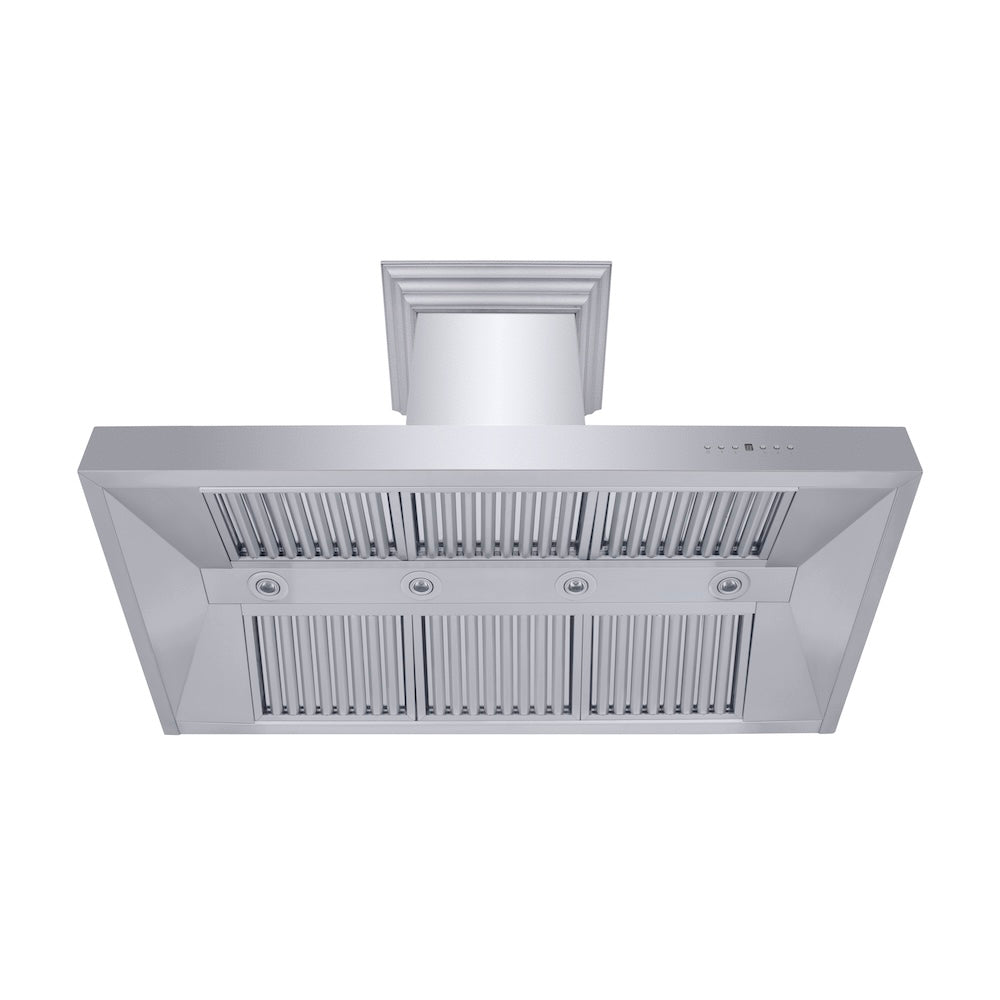 ZLINE Professional 48-inch range hood in stainless steel 667CRN-48, view 5