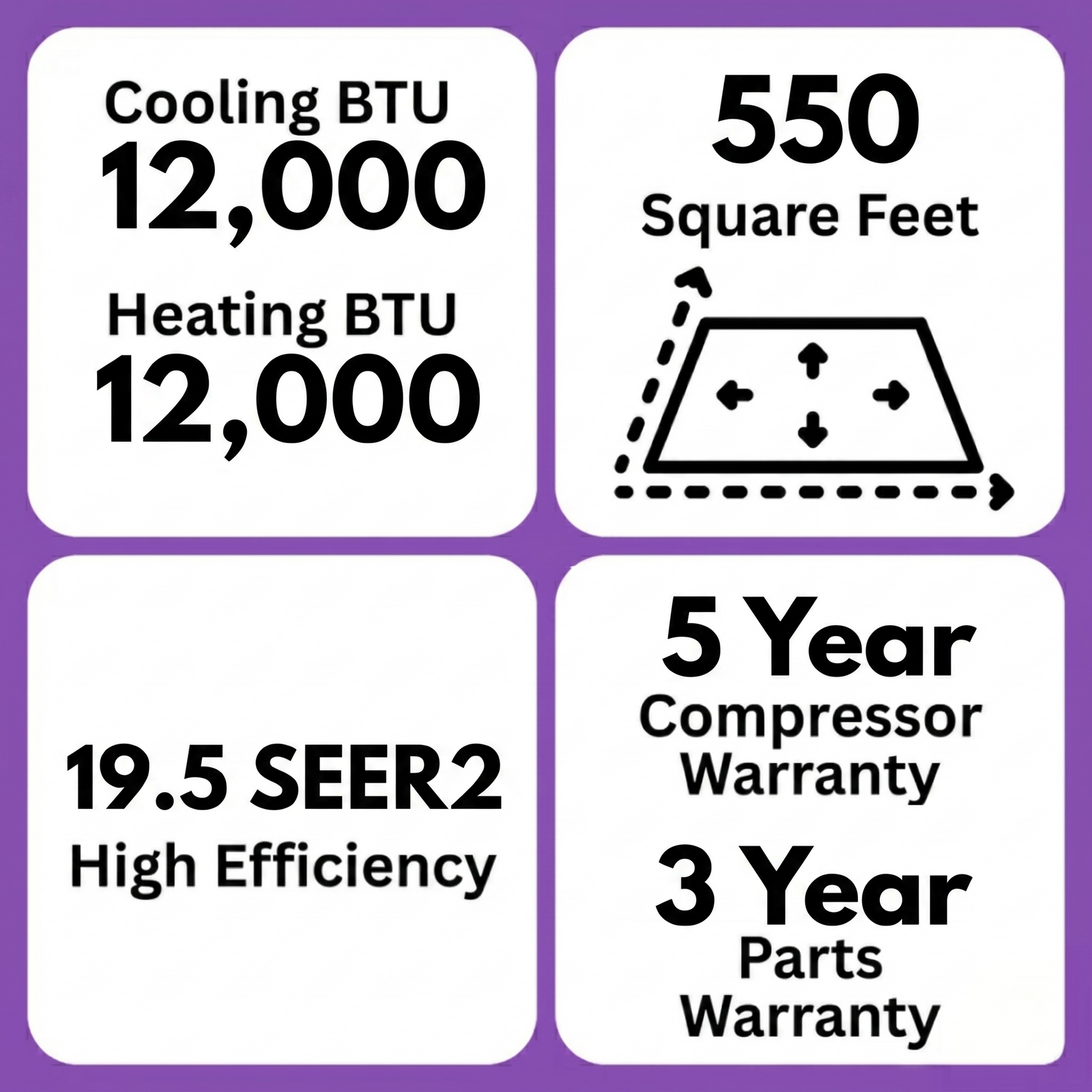 MRCOOL DIY Easy Pro 12K 12,000 BTU 19.5 SEER2 Ductless Mini Split Air Conditioner and Heat Pump - 115V