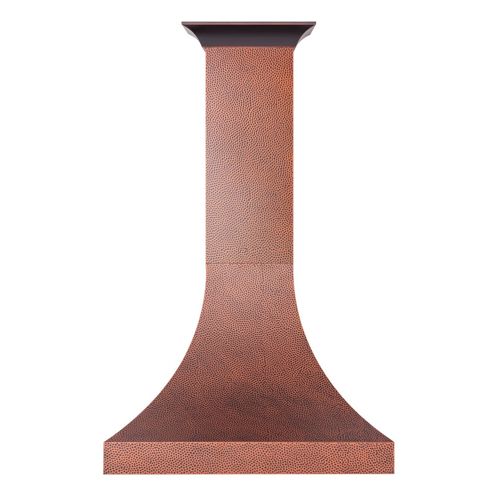 ZLINE Designer 36-inch range hood in hand-hammered copper 8632H-36, view 3