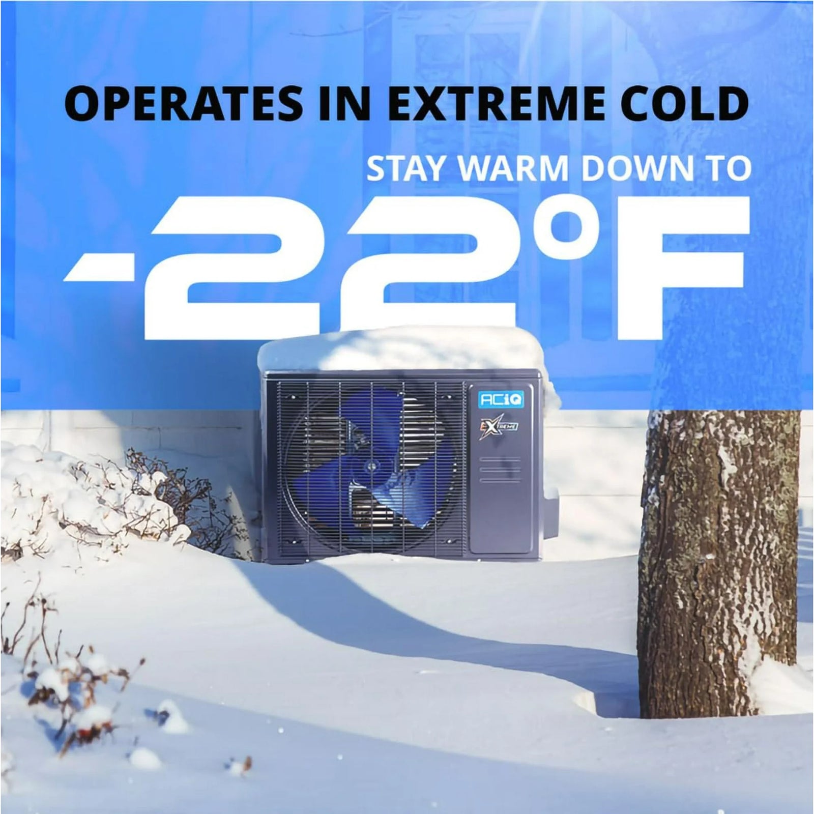 ACiQ 2.5 Ton 30,000 BTU 17.2 SEER2 Central Ducted Heat Pump System Extreme+ Series