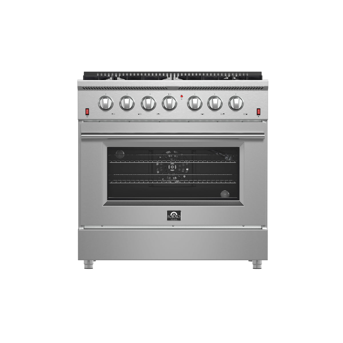 Forno Galiano 36-inch gas range, stainless steel