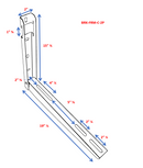 Pioneer Folding Mounting Bracket for Mini Split Unit with Leveler