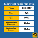 MRCOOL Hyper Heat 2.5 Ton 30,000 BTU 16.8 SEER2 Central Ducted Heat Pump Split System - 2nd Gen
