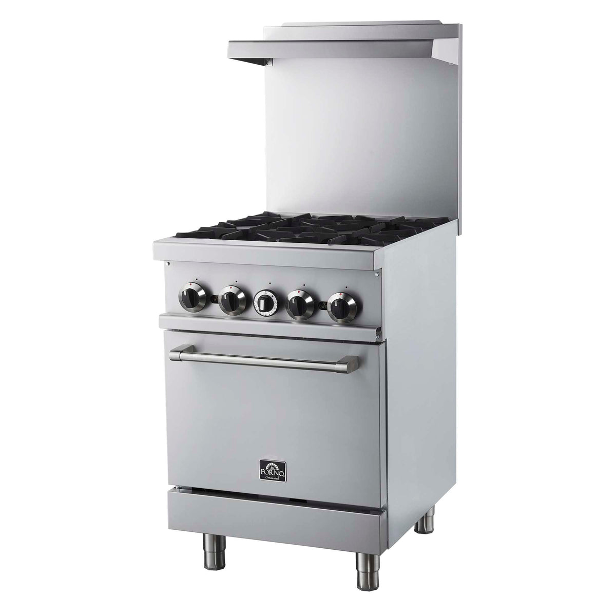 Forno Commerciale 24 Inch Gas Range with 4 Burners - FCMGR0093-24