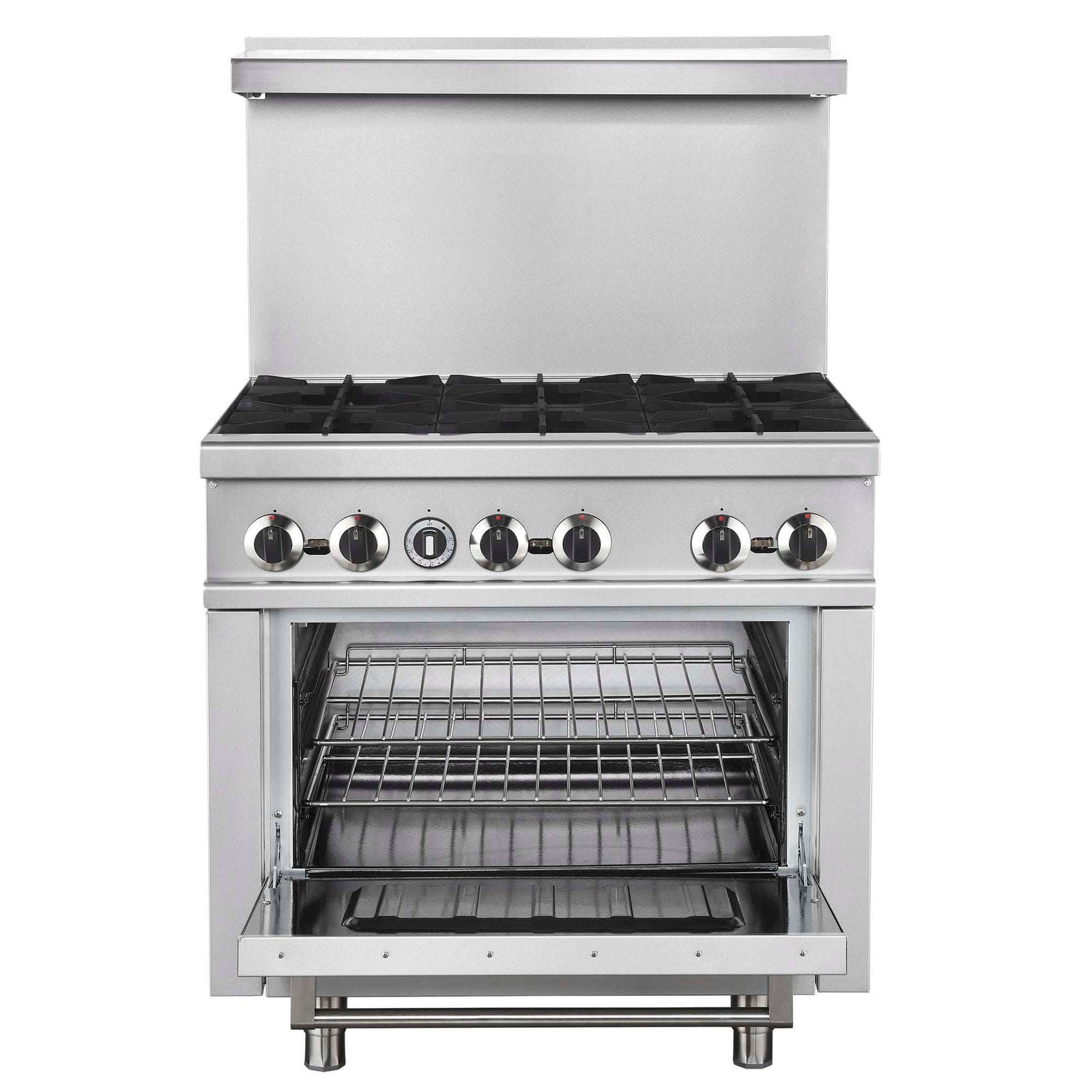 Forno Commerciale 36 Inch Gas Range with 6 Burners - FCMGR0093-36