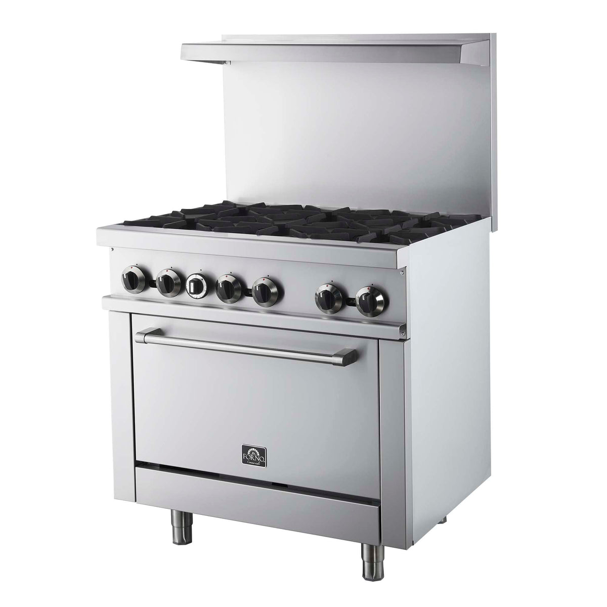 Forno Commerciale 36 Inch Gas Range with 6 Burners - FCMGR0093-36