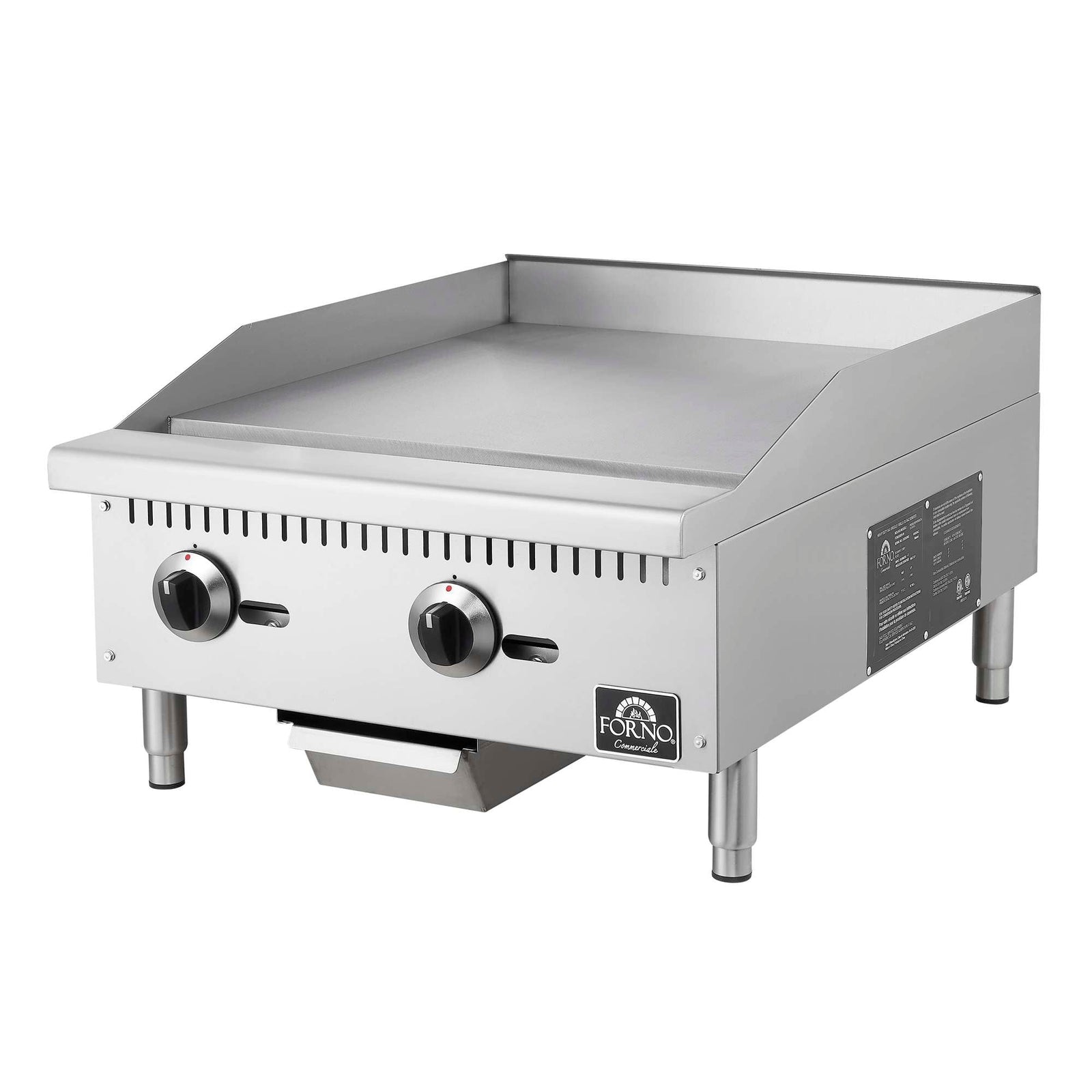 Forno Commerciale 24 Inch Gas Griddle - FCMGG0055-24