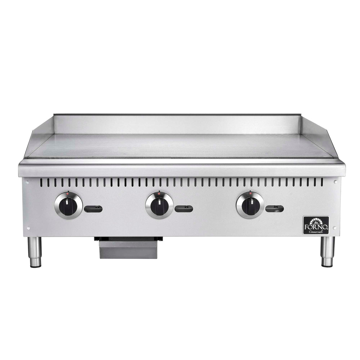 Forno Commerciale 36 Inch Gas Griddle, 3 Burners - FCMGG0055-36