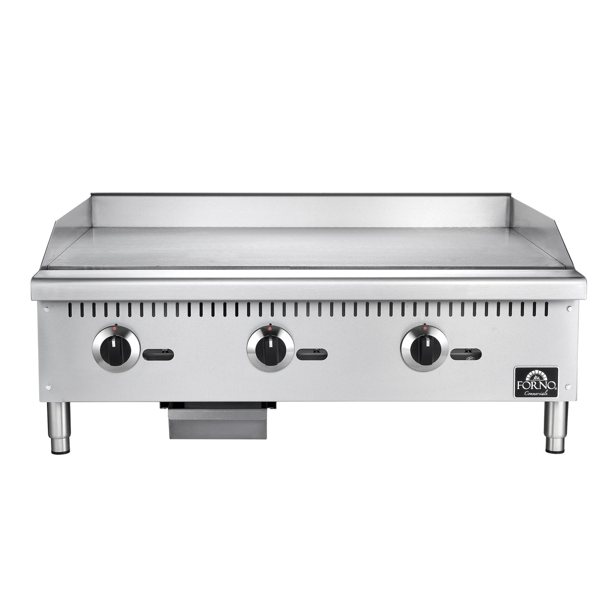 Forno Commerciale 36 Inch Gas Griddle, 3 Burners - FCMGG0055-36