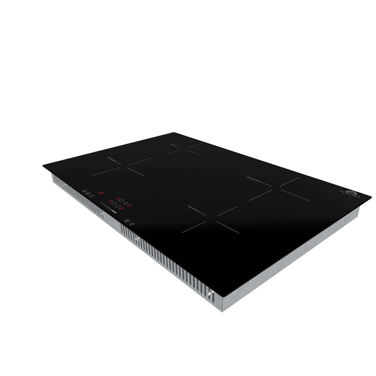 Forno Parco 30-Inch Induction Cooktop, 4 Zones, 7,200W Total Power, Touch Control, 9 Power Levels, Booster Function - FCTIN0583-30