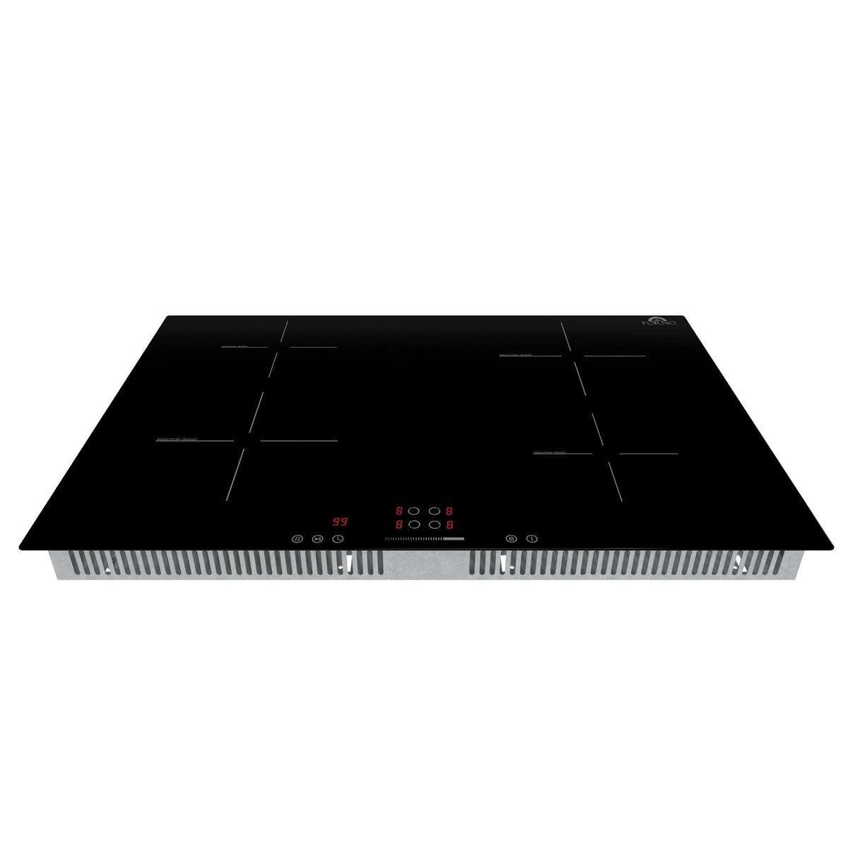 Forno Parco 30-Inch Induction Cooktop, 4 Zones, 7,200W Total Power, Touch Control, 9 Power Levels, Booster Function - FCTIN0583-30