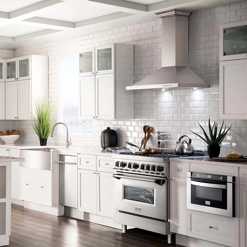 ZLINE Legacy 36-inch range in stainless steel RA-BR-36, view 2