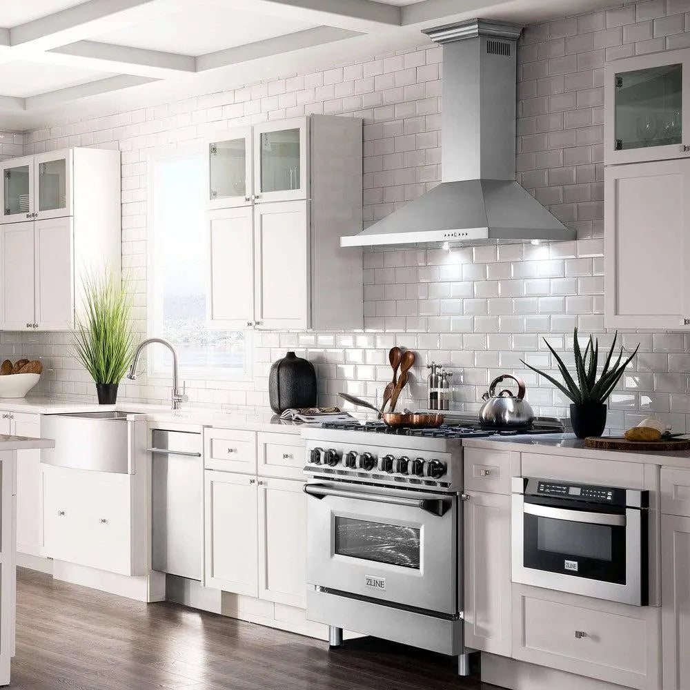 ZLINE Convertible Vent 48-inch range hood in stainless steel KBCRN-48, view 2