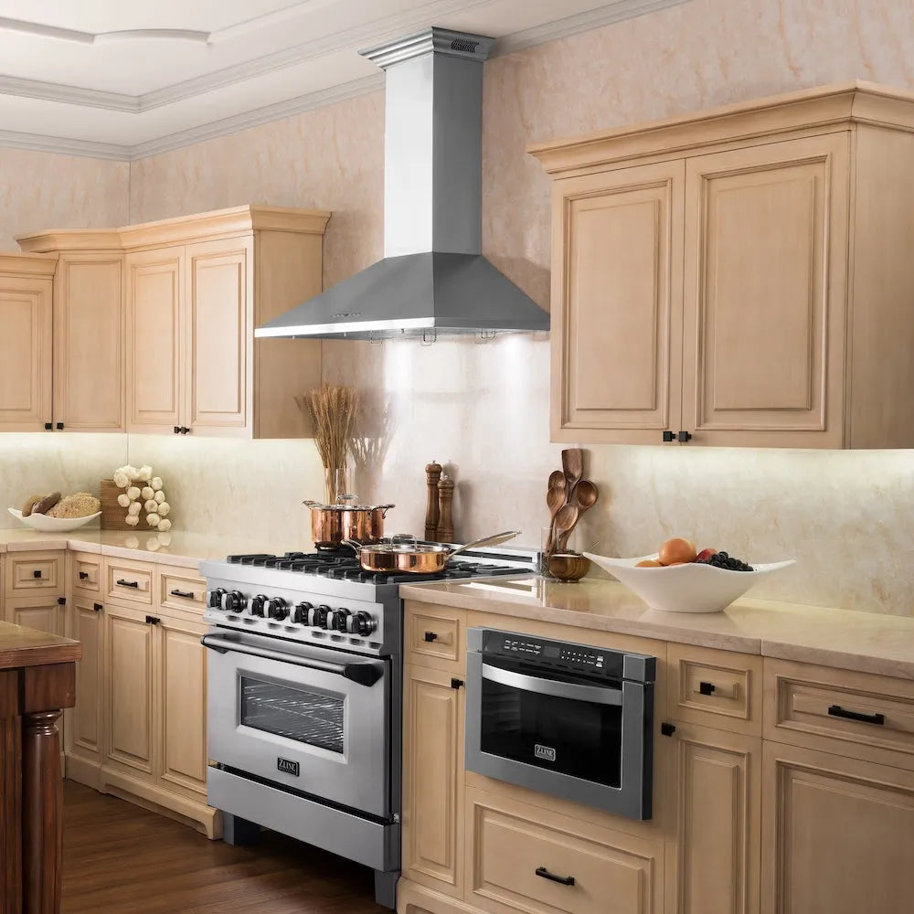 ZLINE CrownSound 48-inch range hood in stainless steel KL2CRN-BT-48, view 2