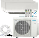 Daikin 24,000 BTU (7K + 7K + 7K) MXM 21 SEER2 3 Zone Wall Mount Mini Split Heat Pump System - R32 - 230V