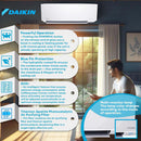 Daikin ENTRA 9,000 BTU 18 SEER2 Single Zone Wall Mount Mini Split Heat Pump System - R32 - 230V