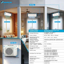 Daikin MXM 24,000 BTU (7K + 7K + 7K) 21 SEER2 3 Zone Wall Mount Mini Split Heat Pump System - R32 - 230V