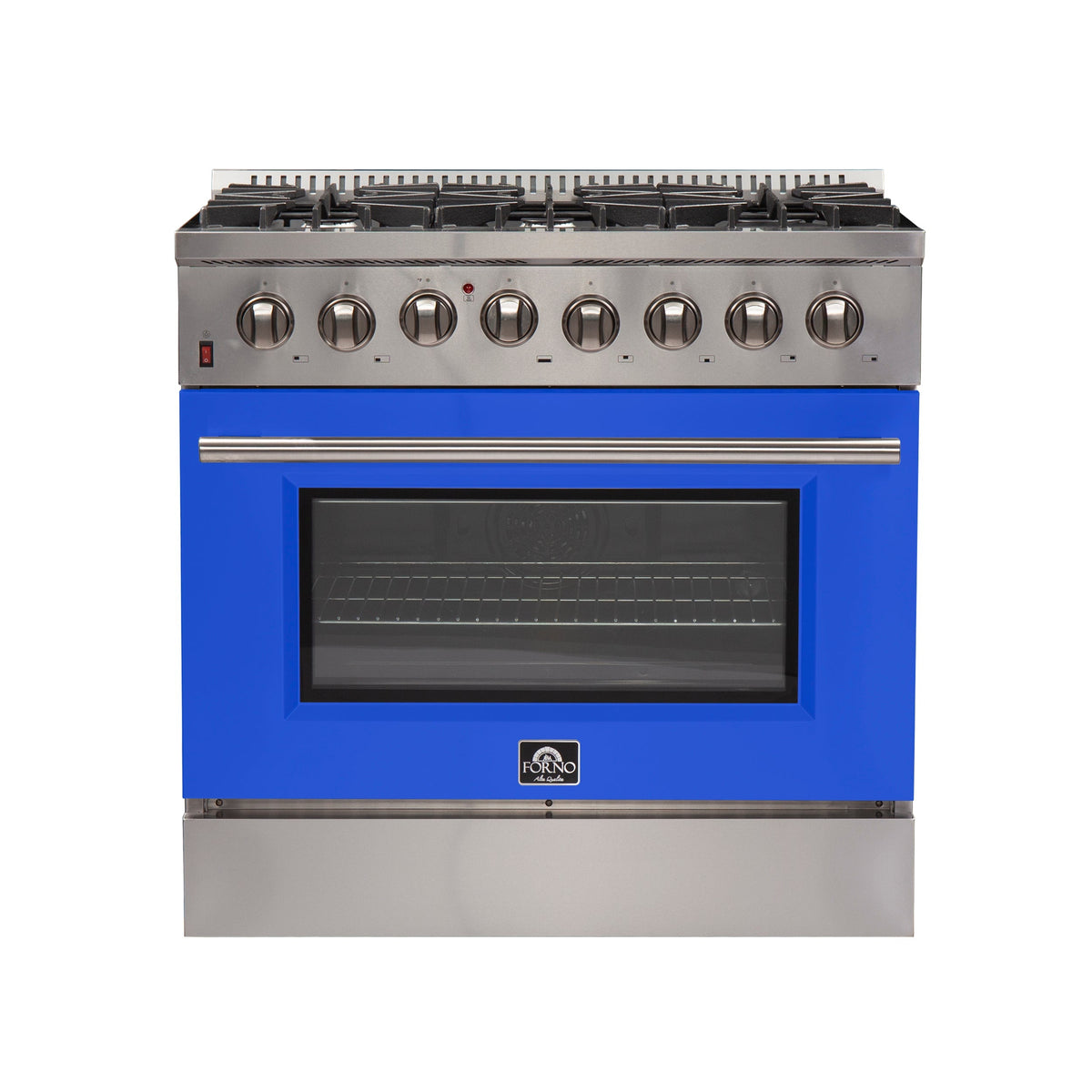 Forno Galiano 36-inch dual fuel range, stainless steel